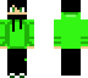 skin verde con pao