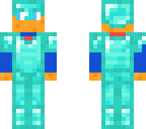 super orange with diamond armour