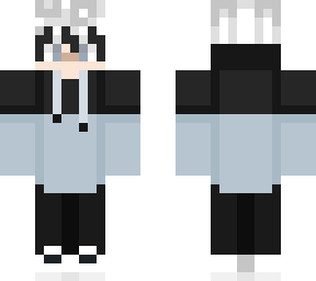 white haired boy