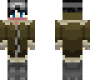 winter skin with goggles