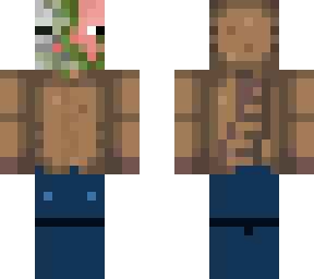 zombie pitman in pjs blue and black pant