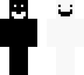 black and white
