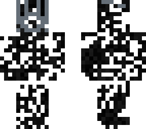 black and wight