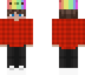 boy rainbow axolotl hat