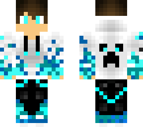 cool blue gamer boy