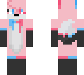 fluffy cotton candy fox