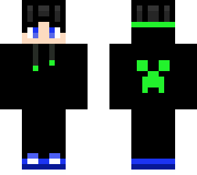 green creeper gamer boy