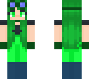 green goggles girl