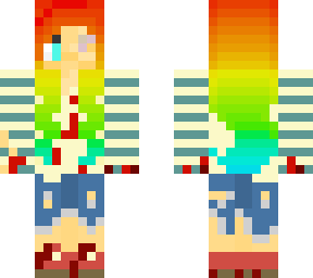 halloween rainbow-haired murderer