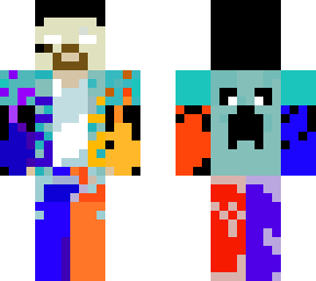 herobrine minecraft skin