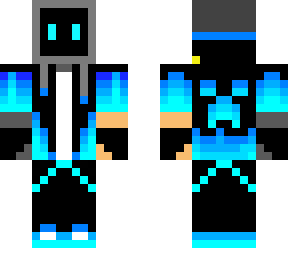 neon blue gamer but cybernetic remastered 3 (no glitch)