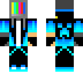 neon blue gamer but cybernetic remastered 3