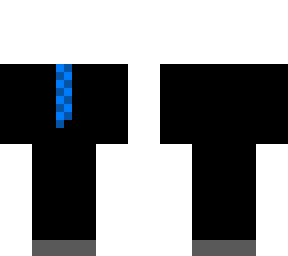 suit skin base (blue tie)