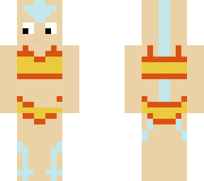 aang in bikini (atla)