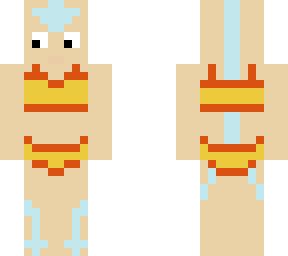 aang in bikini (atla)