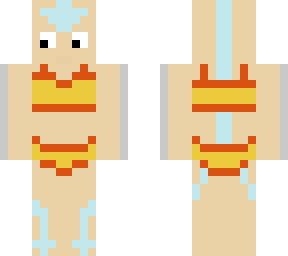 aang in bikini (atla)