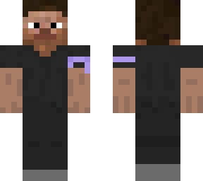 black shirt steve with techno support ribbon