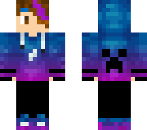 blue and purple