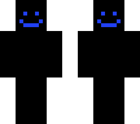 blue smile.
