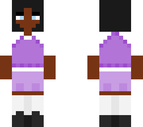 girl with purple vest