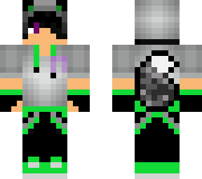 green w01f boy with techno tie