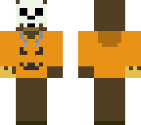 halloween bear with mask