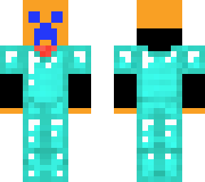 me wearing diamond armor