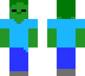 minecraft plastic zombie skin
