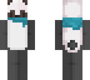 panda with cute lil' scarf
