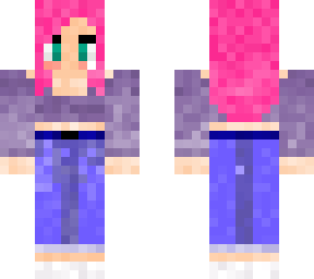 pink hair casual