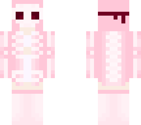 pink skeleton costume
