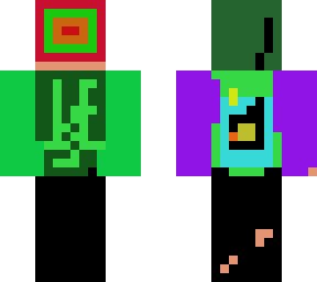 random colors on skin