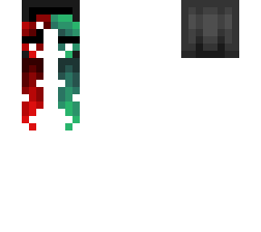 red and teal hair base