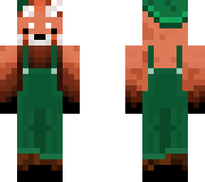 red panda in overalls :]
