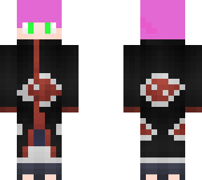 sakura from naruto as an akatssuki