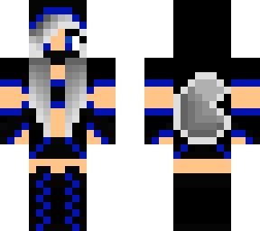 wolf girl blue