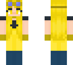 yellow goggles girl