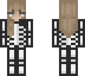 blonde skeleton girl <3