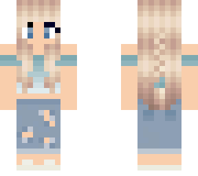 blue crop top
