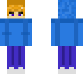 blue hoodie
