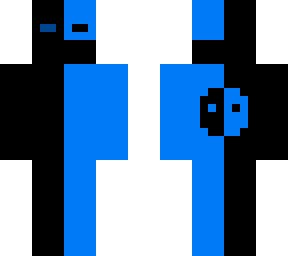 blue in black ninja