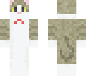 cat skin (w/ ribbon)