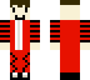 cool boy with red suit