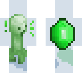 creeper finds emerald 0_o