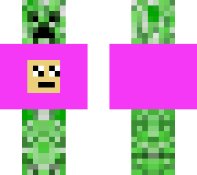 creeper w/ human shirt