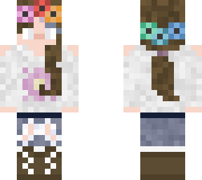 cute flower ponytail