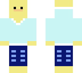 duck blue hoodie