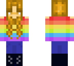 girl with lgtbiq+ hoodie