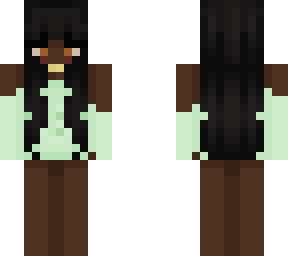 green & gold outfit