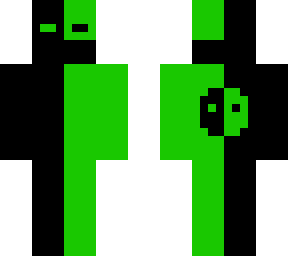 green in black ninja